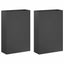 Have Blomsterkrukke 2 stk. Antracit 50 x 20 x 75 cm