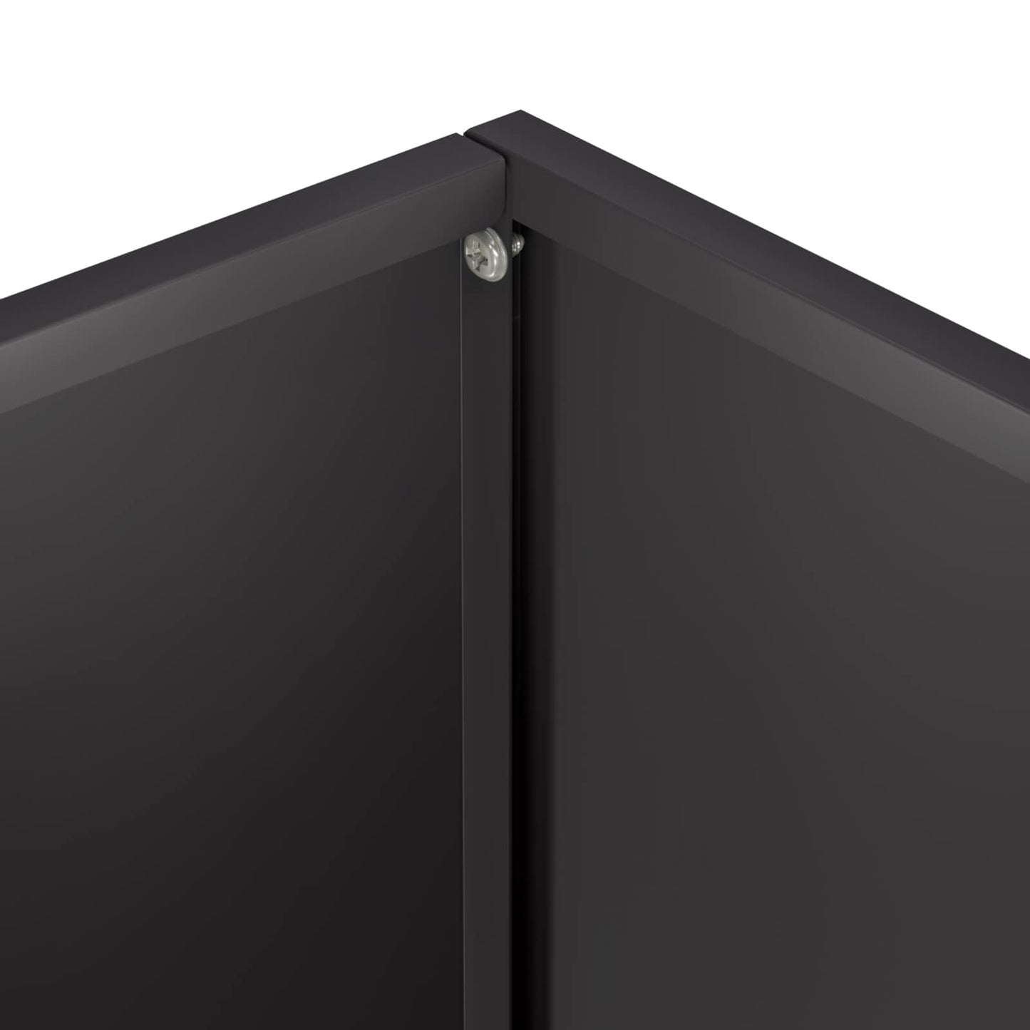 Have Blomsterkrukke 2 stk. Sort 60 x 40 x 50 cm Koldvalset stål