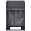 Have Blomsterkrukke 2 stk. Antracit 50 x 50 x 75 cm