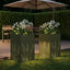 Have Blomsterkrukke 2 stk. Olivengrøn 50 x 50 x 75 cm