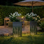 Have Blomsterkrukke 2 stk. Sølv 50 x 50 x 75 cm Rustfrit stål