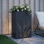 Have Blomsterkrukke Sort 50 x 30 x 75 cm Koldvalset stål