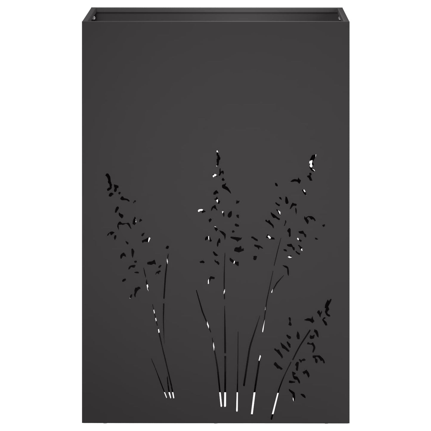 Have Blomsterkrukke Sort 50 x 30 x 75 cm Koldvalset stål
