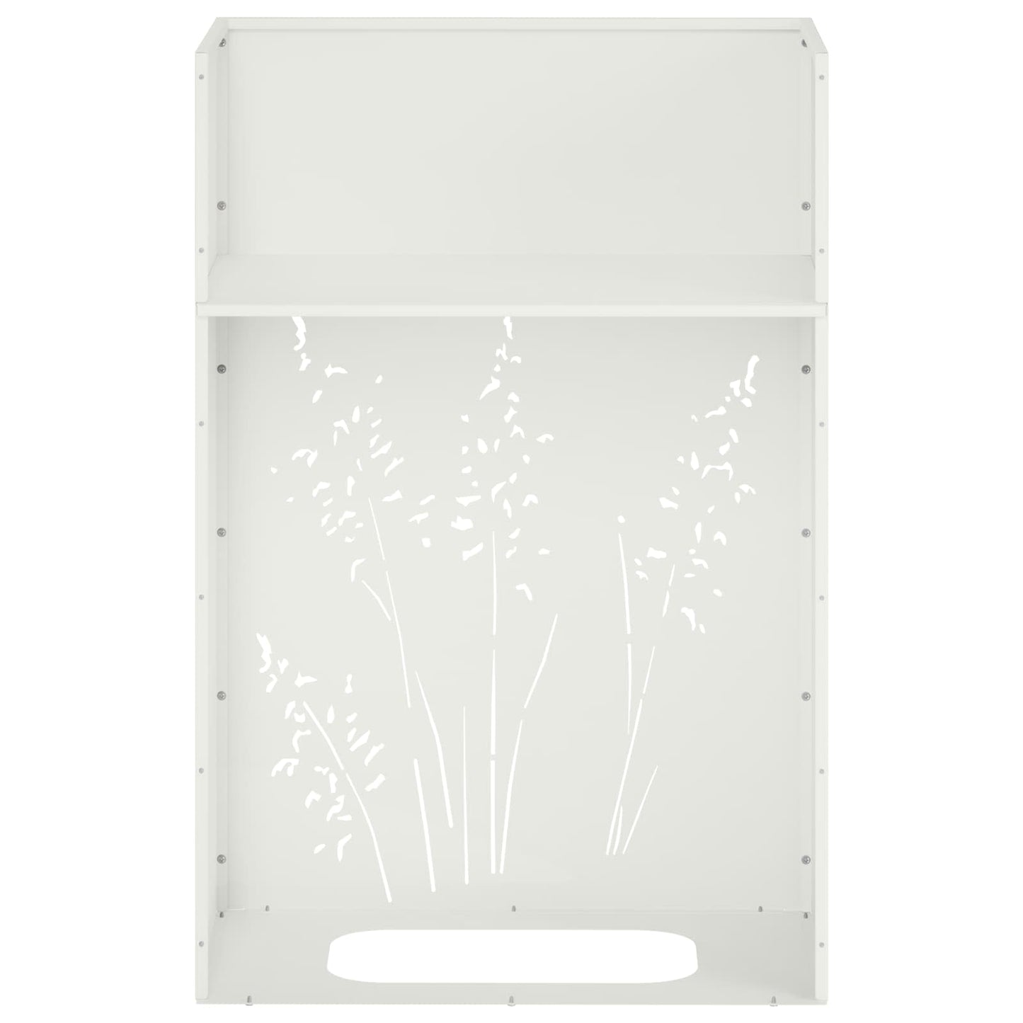Have Blomsterkrukke Hvid 50 x 30 x 75 cm Koldvalset stål