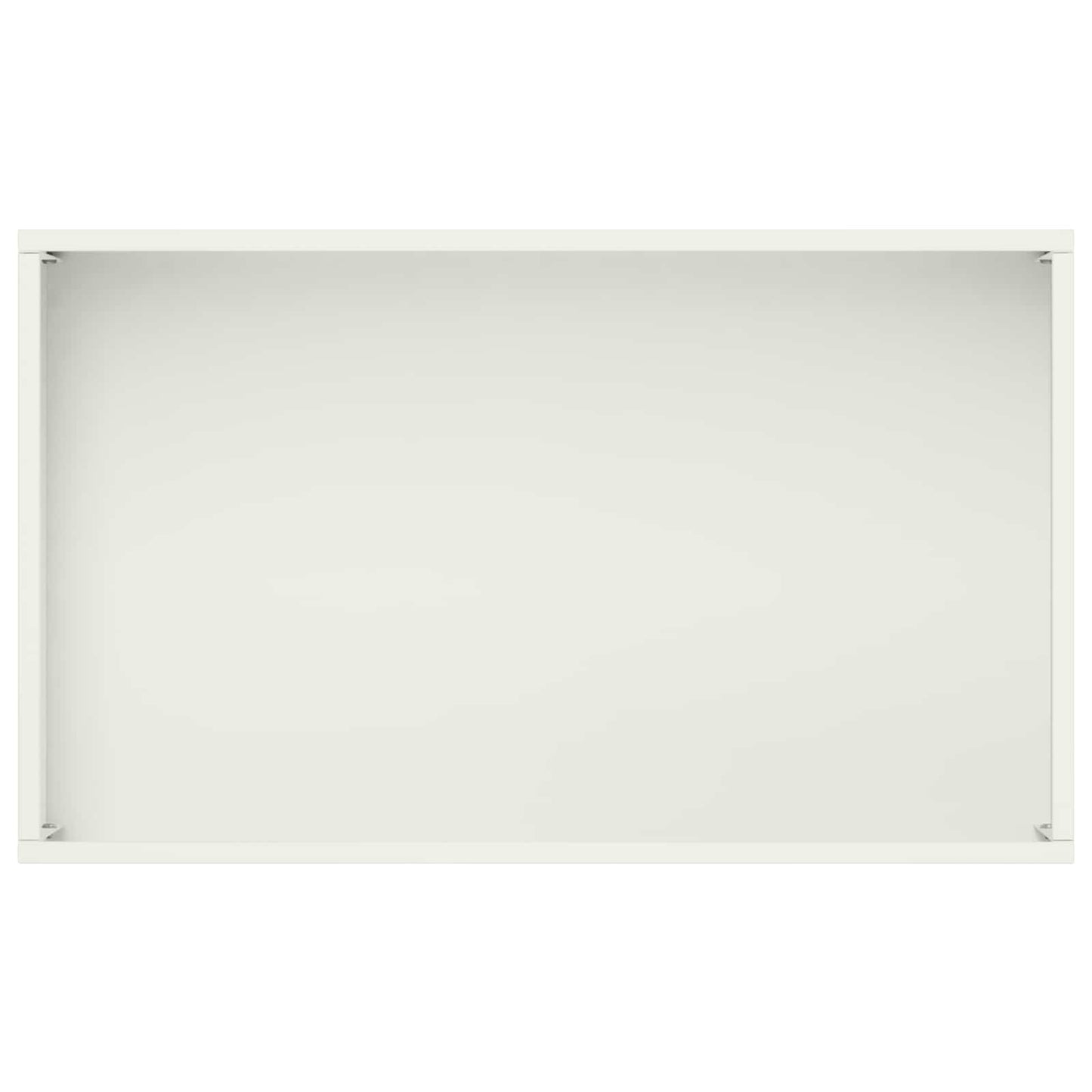 Have Blomsterkrukke 2 stk. Hvid 50 x 30 x 75 cm Koldvalset stål