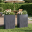 Have Blomsterkrukke 2 stk. Antracit 50 x 30 x 75 cm