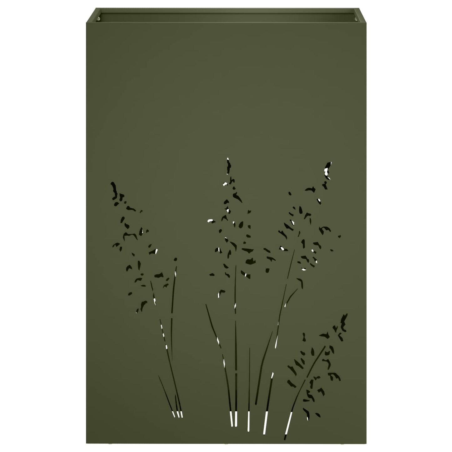 Have Blomsterkrukke 2 stk. Olivengrøn 50 x 30 x 75 cm