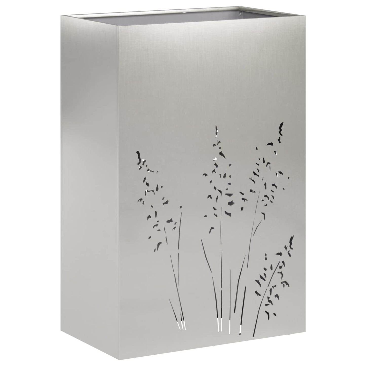 Have Blomsterkrukke 2 stk. Sølv 50 x 30 x 75 cm Rustfrit stål