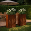 Have Blomsterkrukke 2 stk. Rusten 50 x 30 x 75 cm Cortenstål