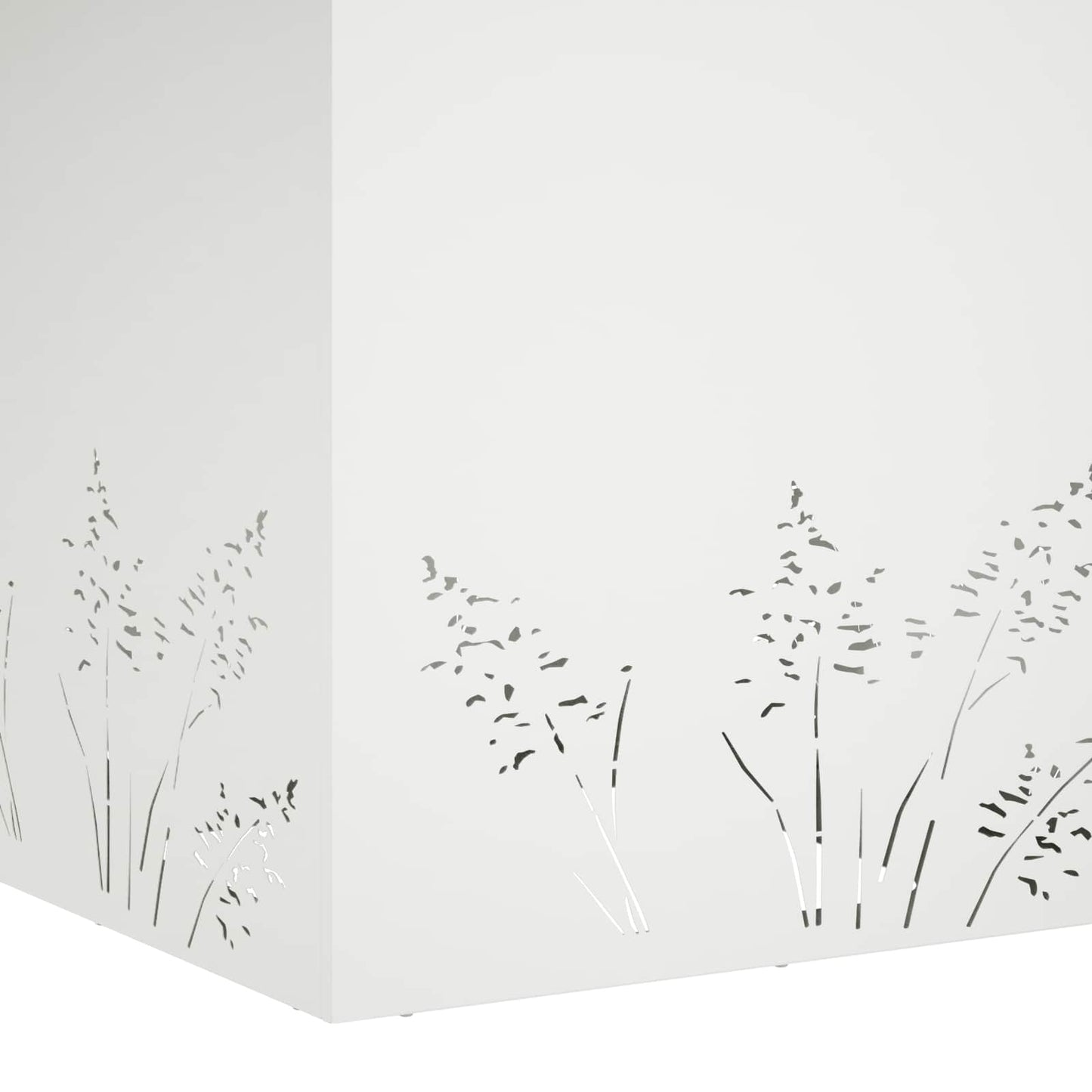 Have Blomsterkrukke Hvid 50 x 50 x 49 cm Koldvalset stål