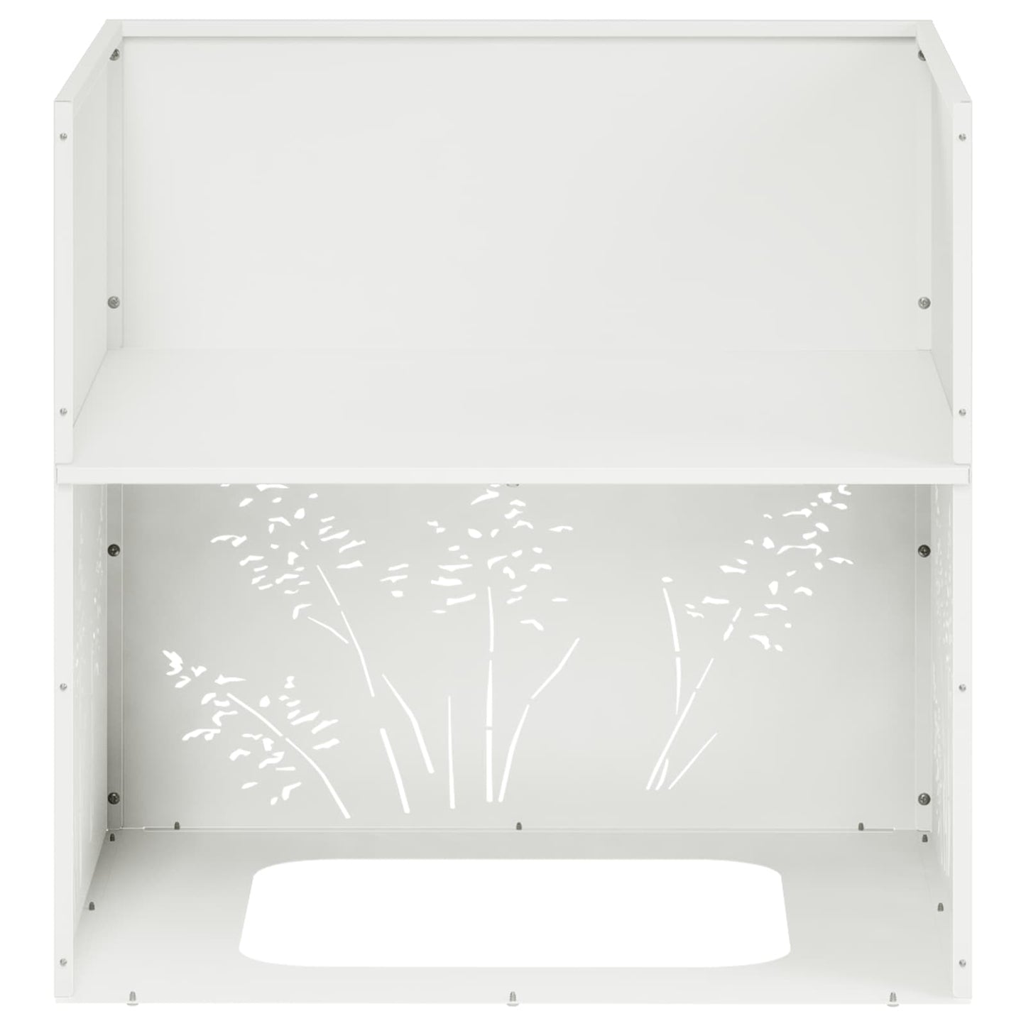 Have Blomsterkrukke Hvid 50 x 50 x 49 cm Koldvalset stål