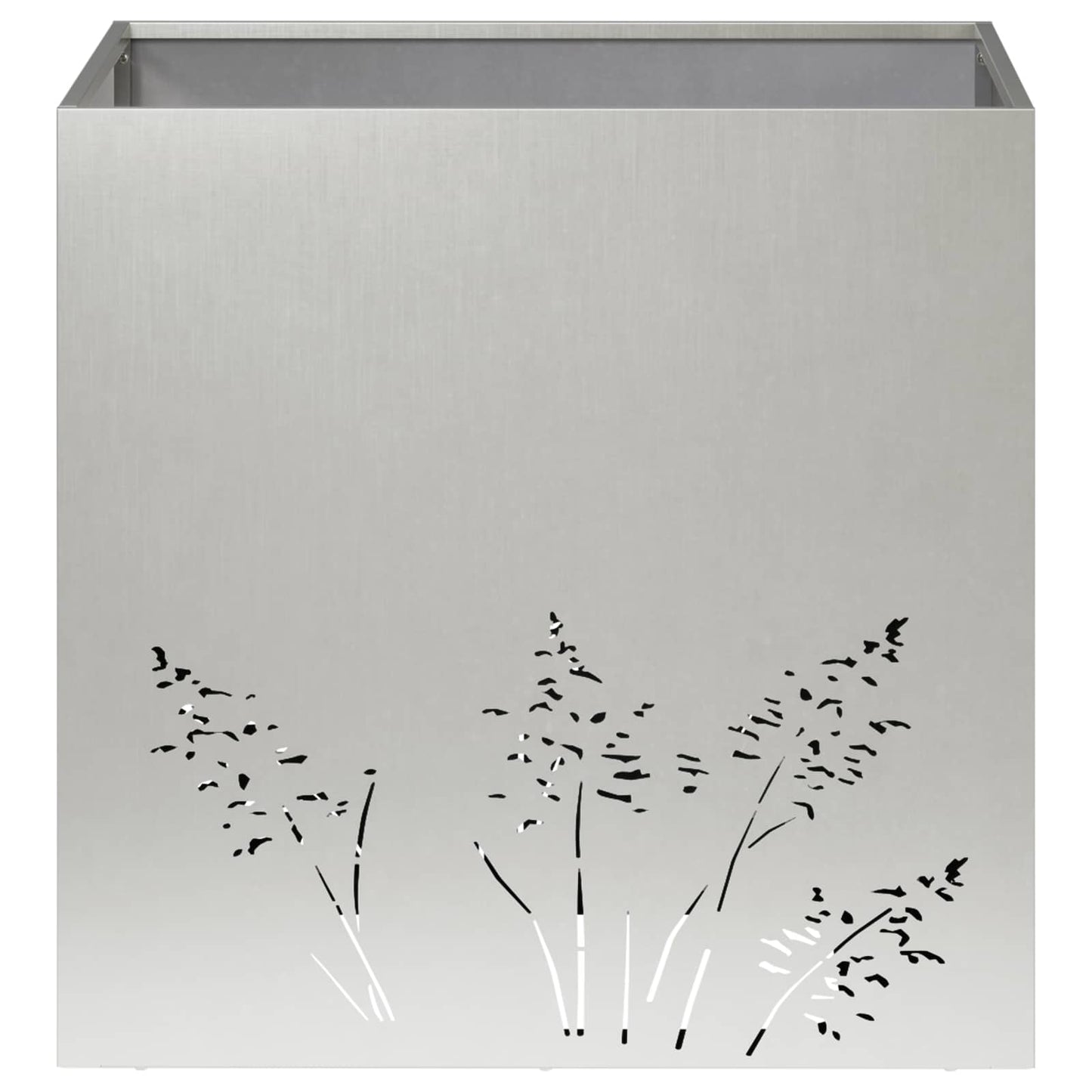 Have Blomsterkrukke 2 stk. Sølv 50 x 50 x 49 cm Rustfrit stål
