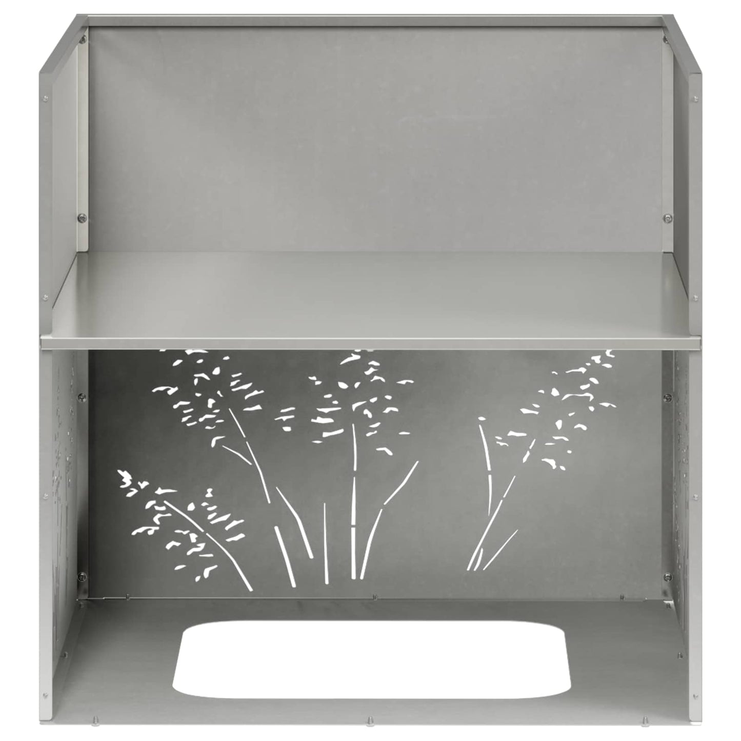 Have Blomsterkrukke 2 stk. Sølv 50 x 50 x 49 cm Rustfrit stål