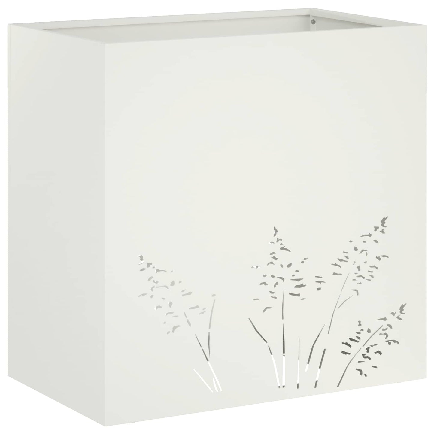 Have Blomsterkrukke Hvid 50 x 30 x 49 cm Koldvalset stål