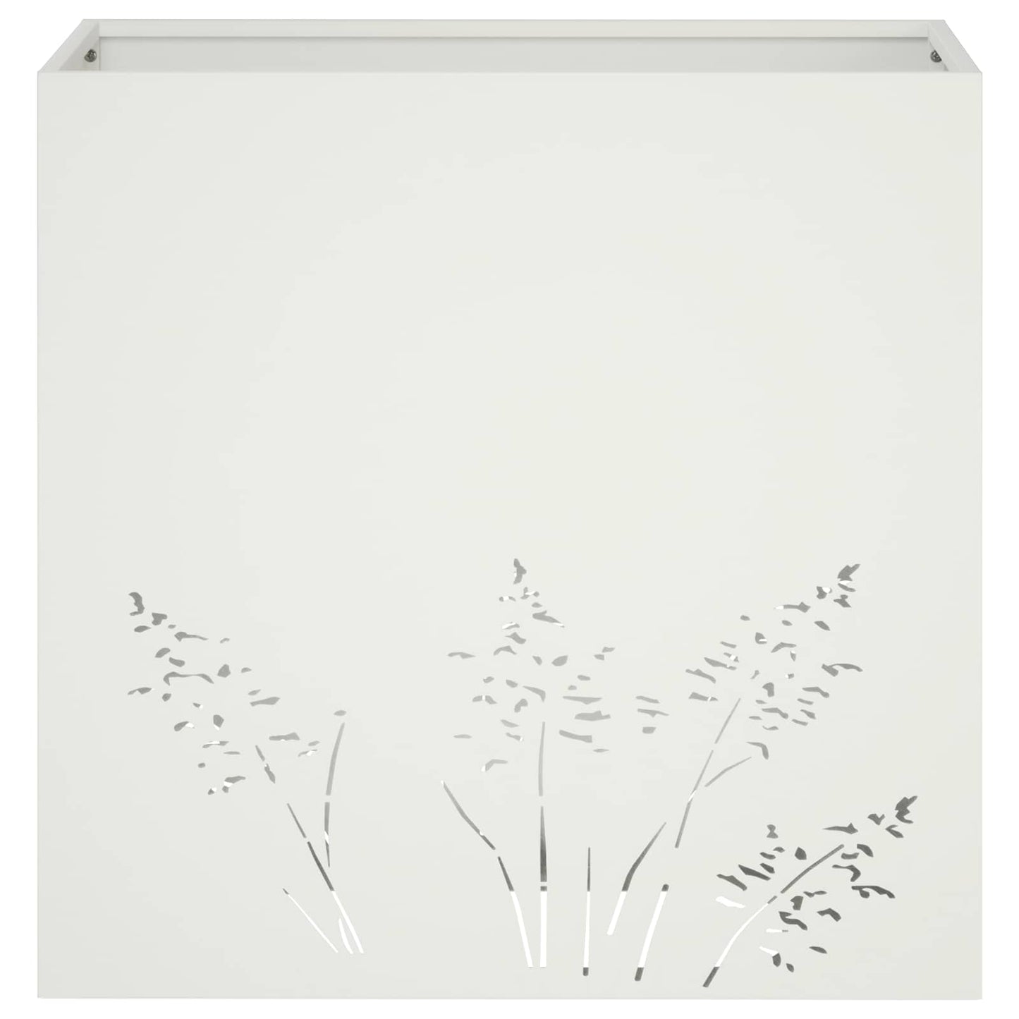Have Blomsterkrukke Hvid 50 x 30 x 49 cm Koldvalset stål