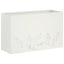 Have Blomsterkrukke Hvid 80 x 20 x 49 cm Koldvalset stål