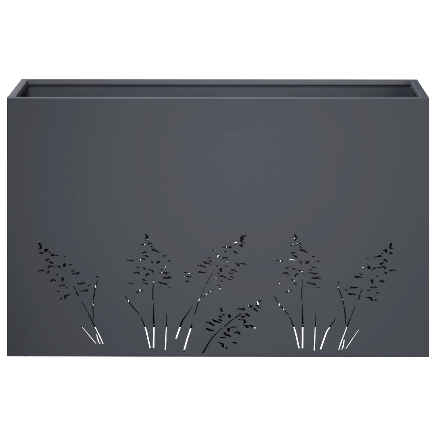 Have Blomsterkrukke Antracit 80 x 20 x 49 cm Koldvalset stål