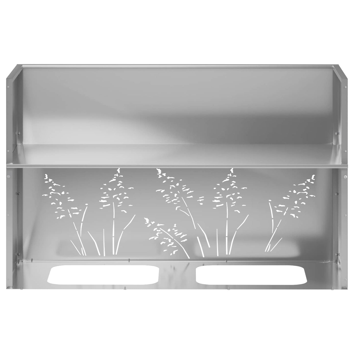 Have Blomsterkrukke Sølv 80 x 20 x 49 cm Galvaniseret stål