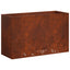 Have Blomsterkrukke 2 stk. Rusten 80 x 20 x 49 cm Cortenstål