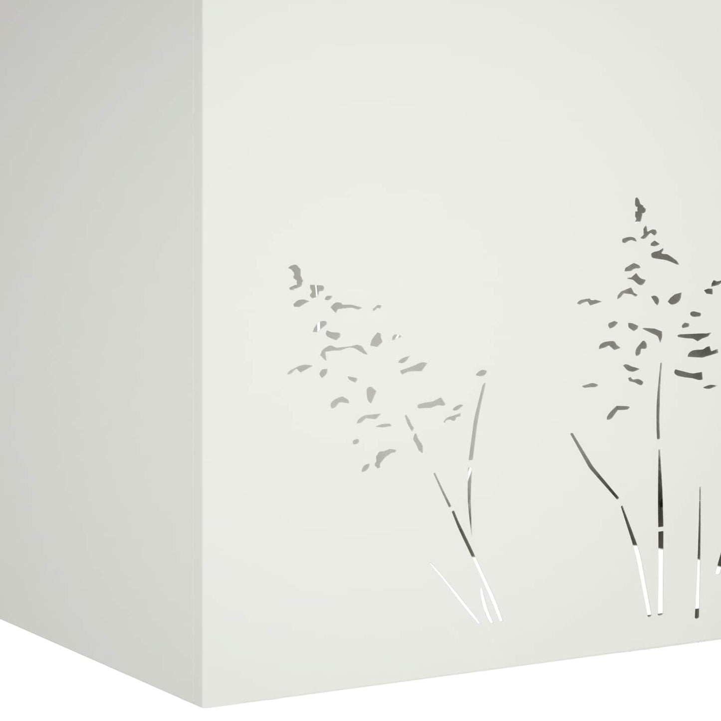 Have Blomsterkrukke 2 stk. Hvid 80 x 30 x 49 cm Koldvalset stål