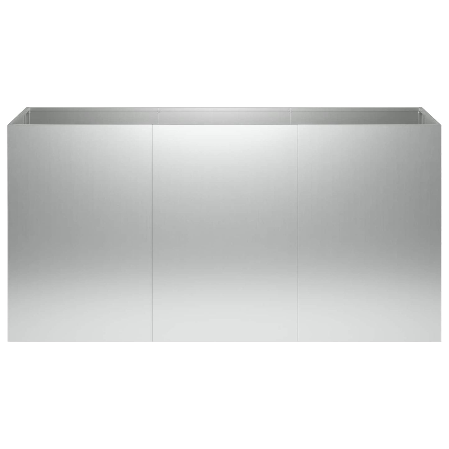 Have Blomsterkrukke Sølv 120 x 40 x 60 cm Galvaniseret stål