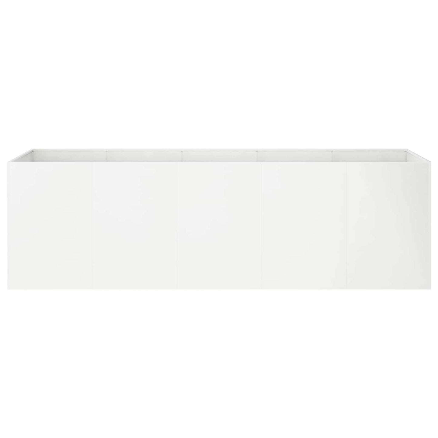 Have Blomsterkrukke Hvid 200 x 40 x 60 cm Koldvalset stål