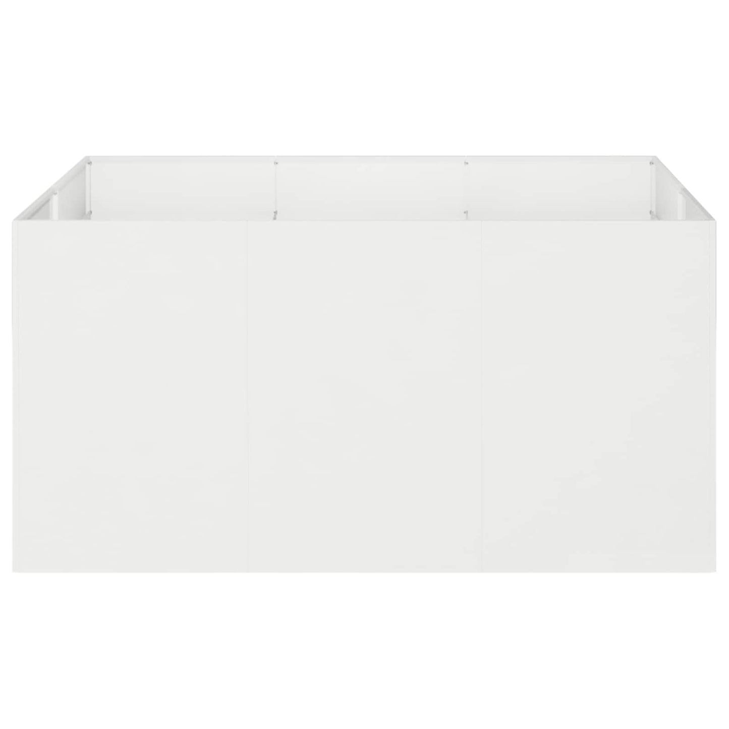 Have Blomsterkrukke Hvid 120 x 80 x 60 cm Koldvalset stål