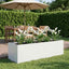 Have Blomsterkrukke Hvid 200 x 80 x 60 cm Koldvalset stål