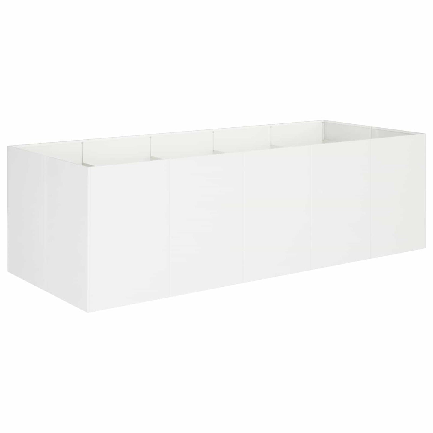 Have Blomsterkrukke Hvid 200 x 80 x 60 cm Koldvalset stål