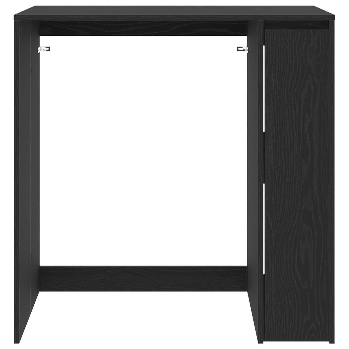Vaskemaskine Skab Sort eg 87 x 60 x 89 cm Konstrueret træ