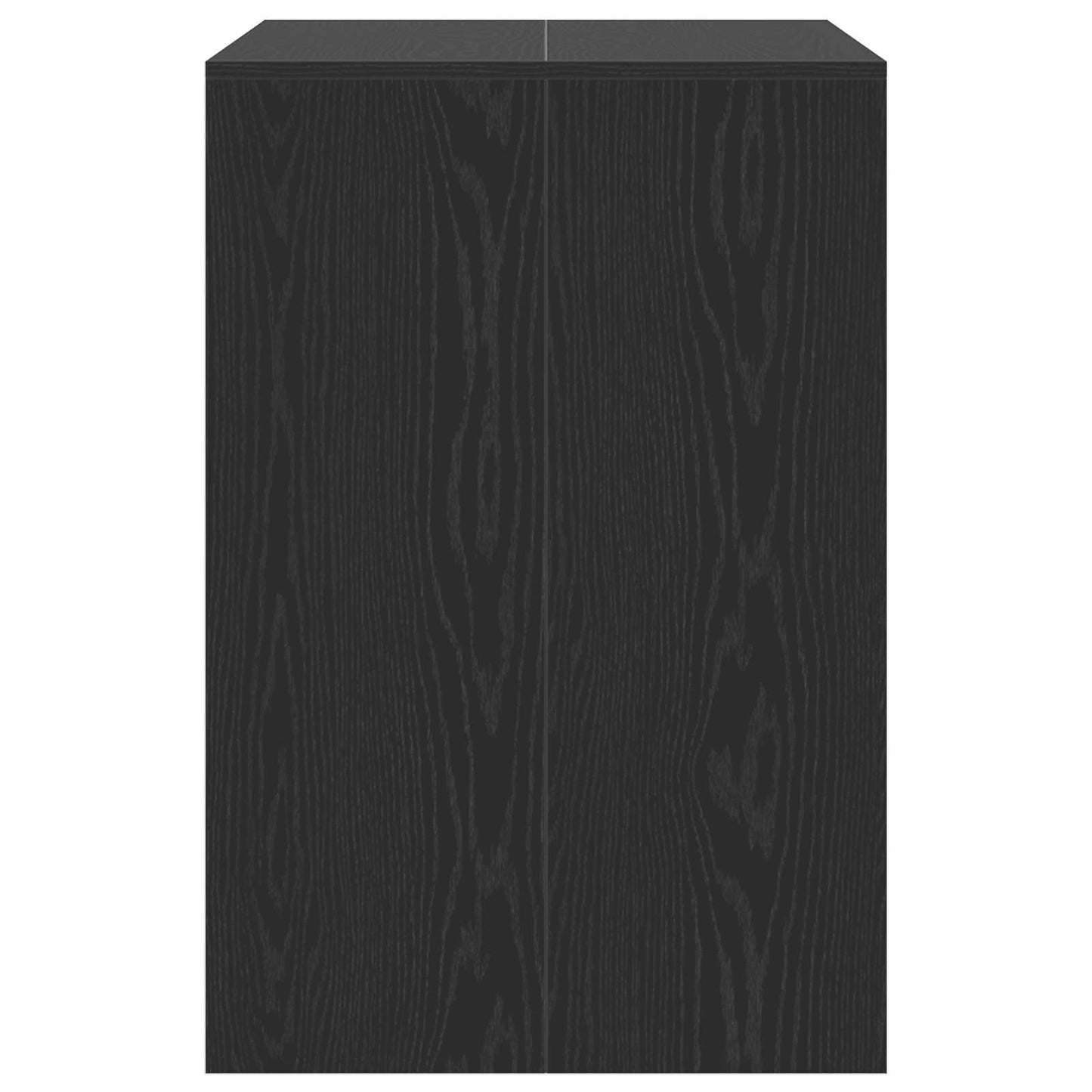 Vaskemaskine Skab Sort eg 87 x 60 x 89 cm Konstrueret træ