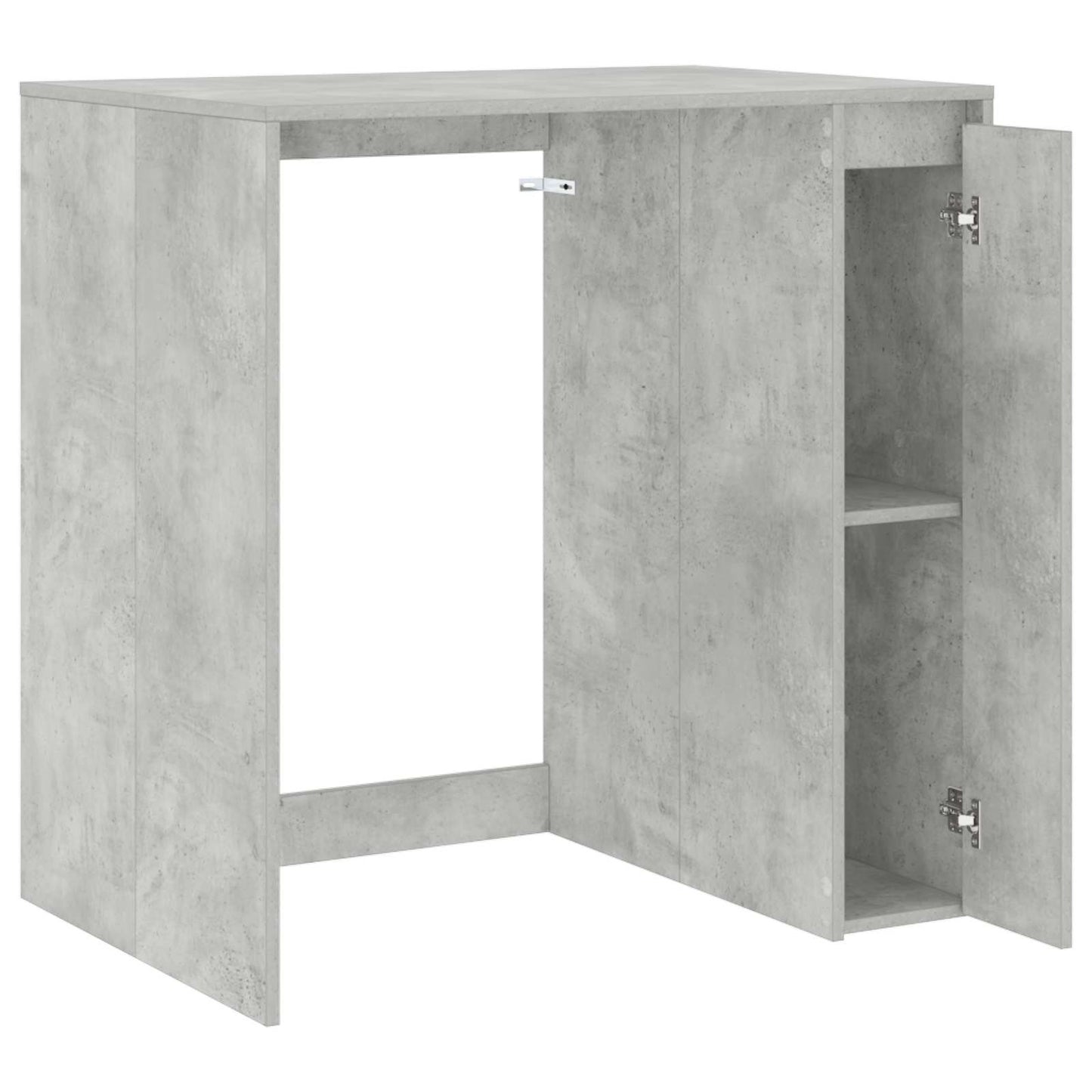 Vaskemaskine Skab med dør Beton 87 x 60 x 89 cm Konstrueret træ