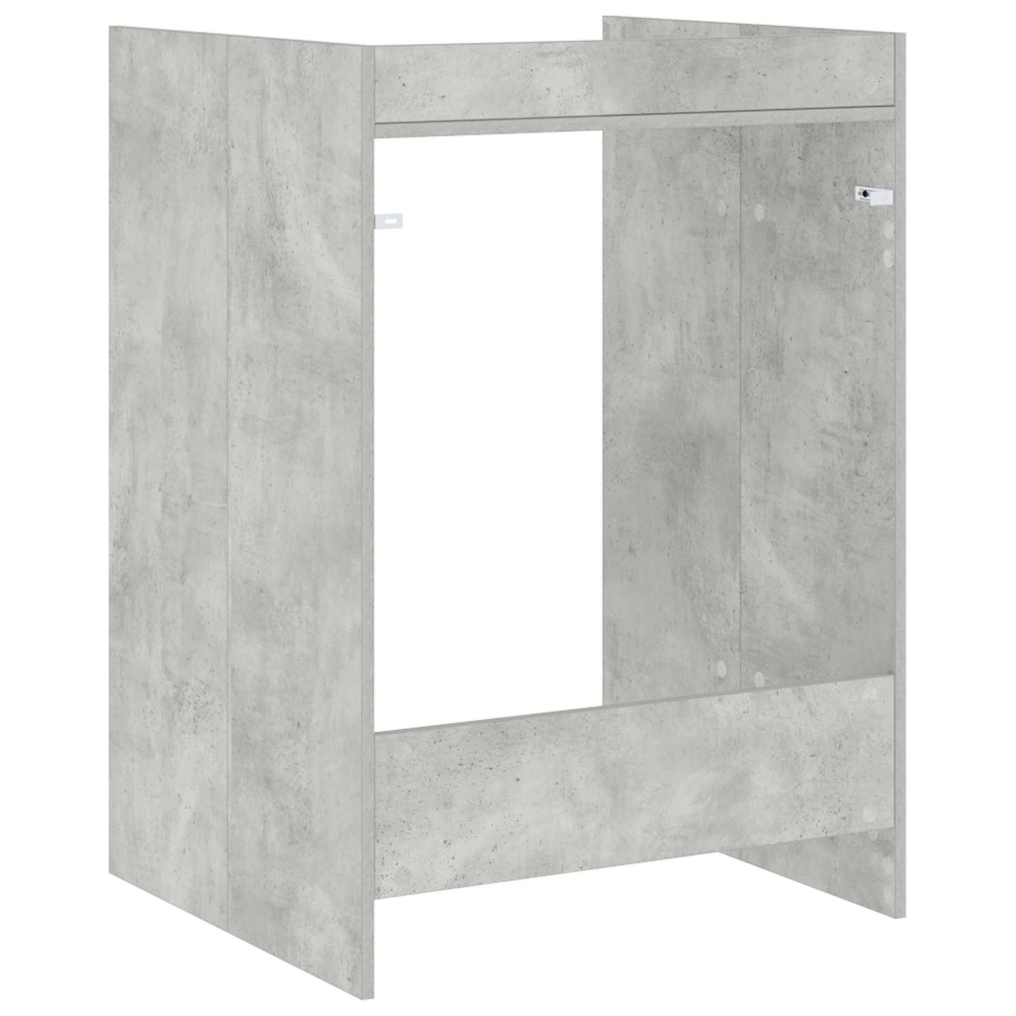 Vaskemaskine Skab Beton 67,5 x 62 x 97 cm Konstrueret træ