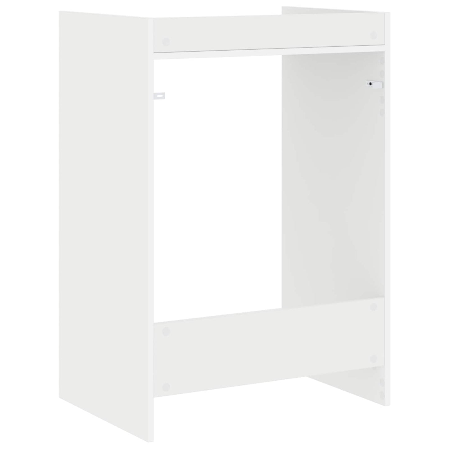 Vaskemaskine Skab Hvid 67,5 x 48 x 97 cm Konstrueret træ