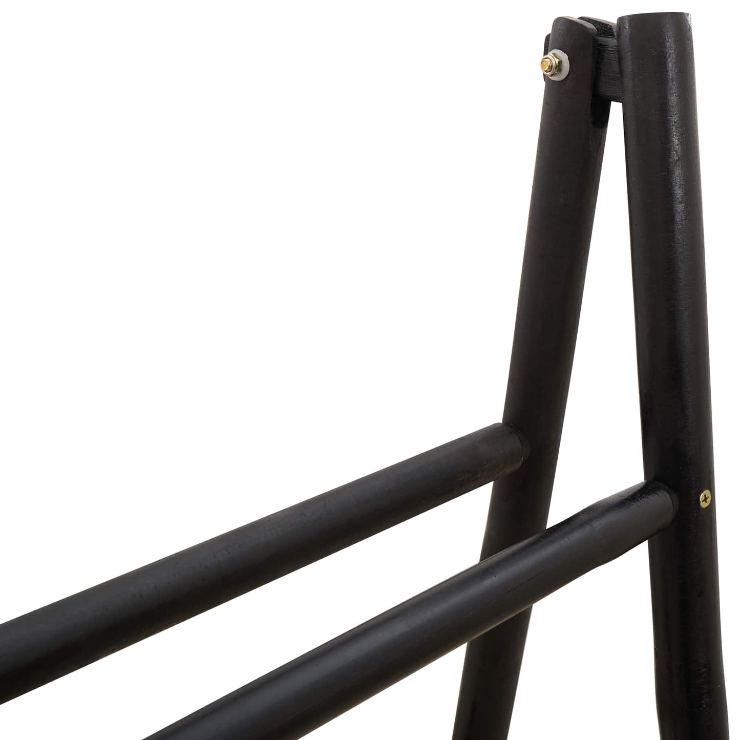 Dobbelt-sidet tæppe stige Sort 50 x 50 x 159 cm Bambus