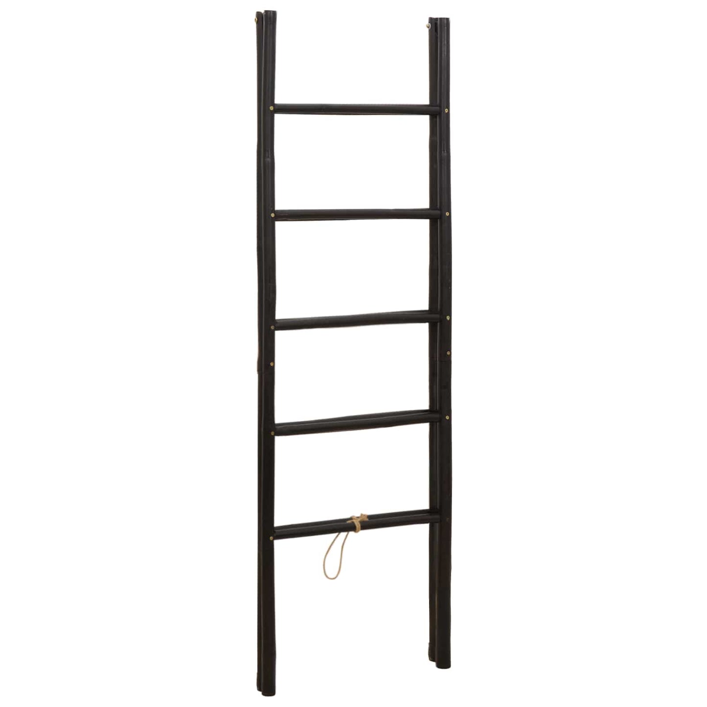 Dobbelt-sidet tæppe stige Sort 50 x 50 x 159 cm Bambus