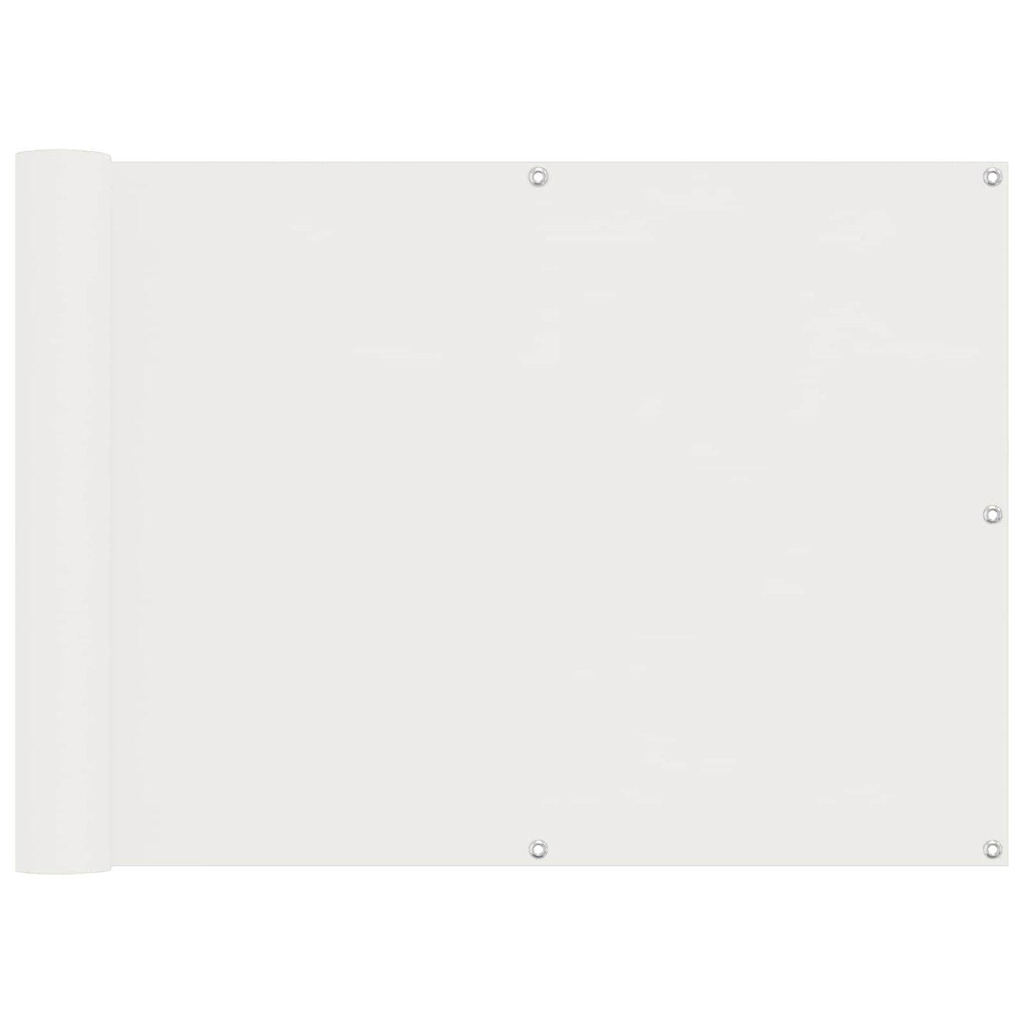 Altan Skærm Hvid 75 x 200 cm PU belagt oxford alu