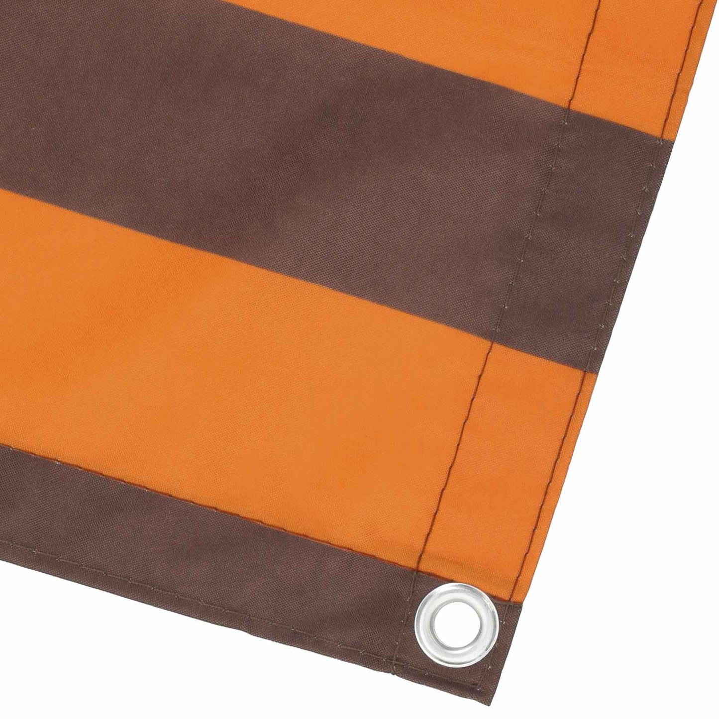 Altan Skærm 75 x 200 cm Oxford stof Rektangulær Orange og Brun