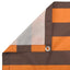 Altan Skærm 110 x 200 cm Oxford stof Rektangulær Orange og Brun
