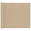 Altan Skærm Beige 100 x 400 cm Oxford stof