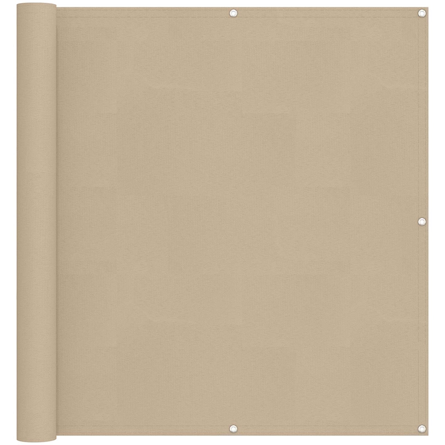 Altan Skærm Beige 110 x 800 cm Oxford stof