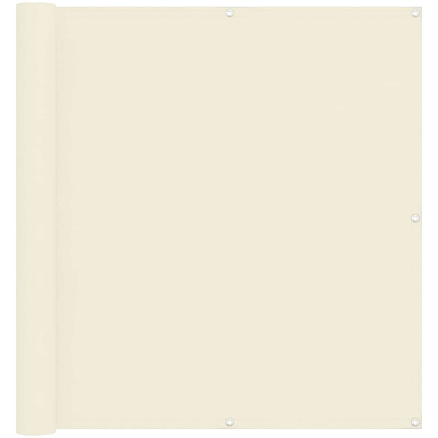 Altan Skærm 110 x 1000 cm Oxford stof Rektangulær Creme