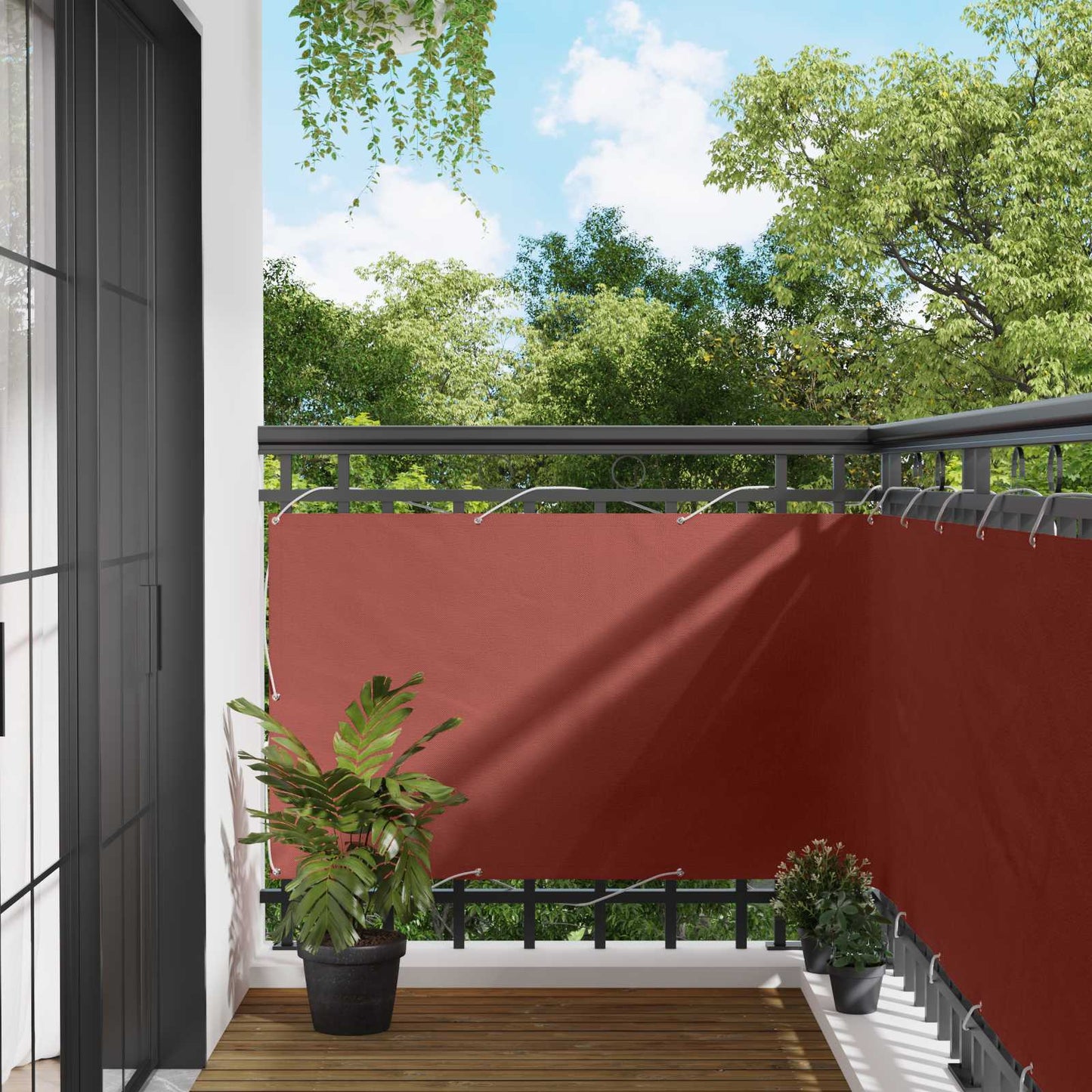 Altan Skærm Terrakotta 100 x 300 cm Oxford stof