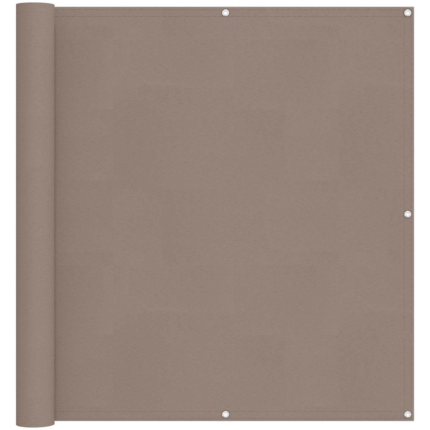 Altan Skærm 120 x 200 cm PU belagt oxford alu