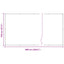 Altan Skærm Bordeaux 120 x 600 cm PU belagt oxford alu