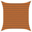 Solskygge sejl Orange og Brun 2 x 2 m 100% polyester Oxford