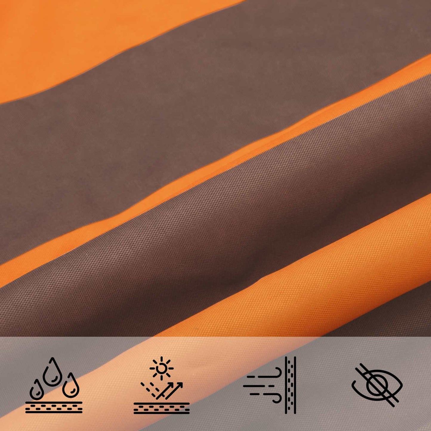 Solskygge sejl 3,6 x 3,6 m 100% polyester Oxford Firkantet