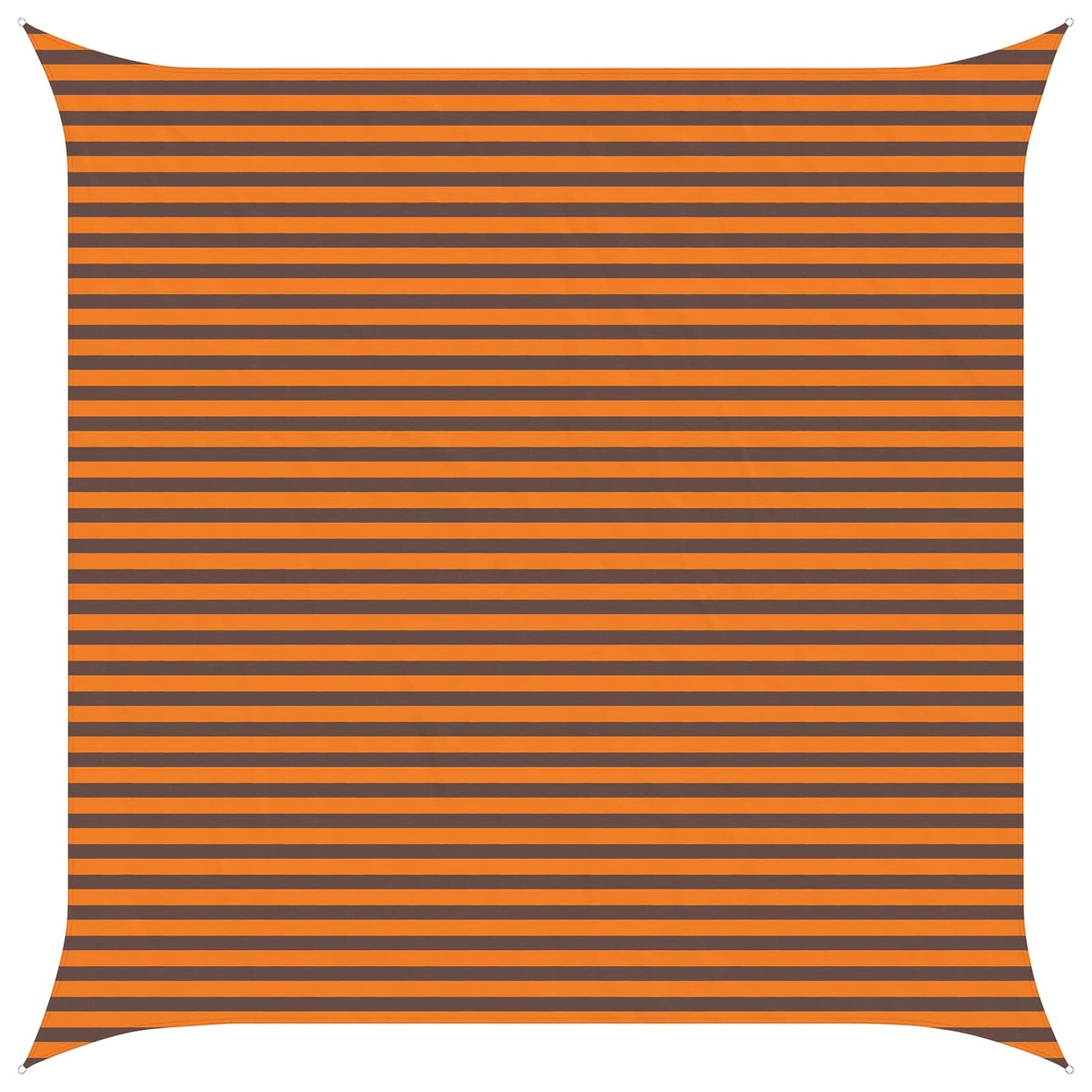 Solskygge sejl Orange og Brun 4,5 x 4,5 m 100% polyester Oxford
