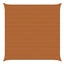 Solskygge sejl Orange og Brun 6 x 6 m 100% polyester Oxford