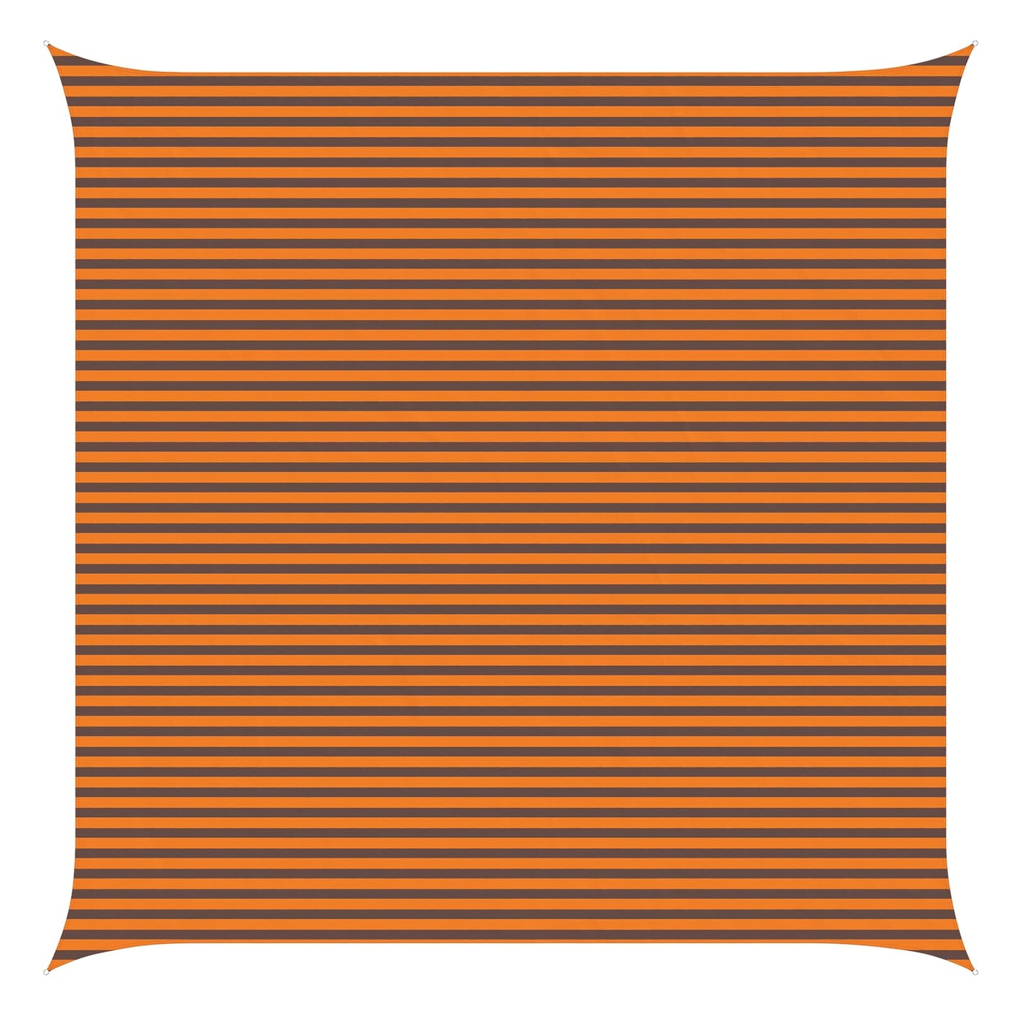 Solskygge sejl Orange og Brun 6 x 6 m 100% polyester Oxford